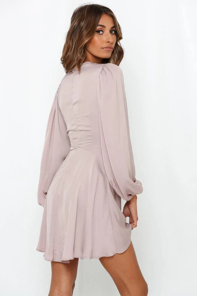 Maxwell Mini Dress - Mauve - SHOPJAUS - JAUS