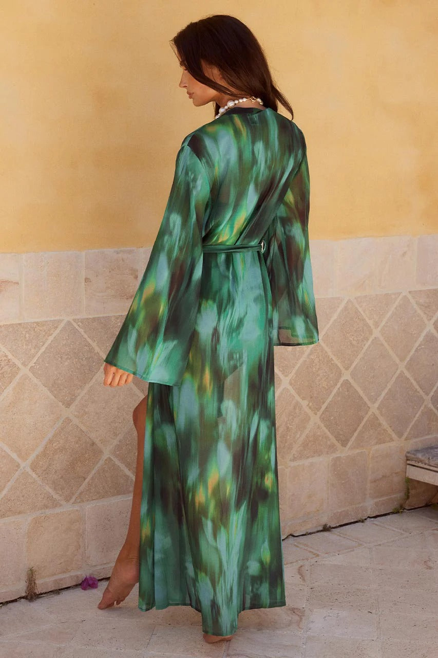 Camilla Robe - Cabana Green (PREORDER) - SHOPJAUS - JAUS