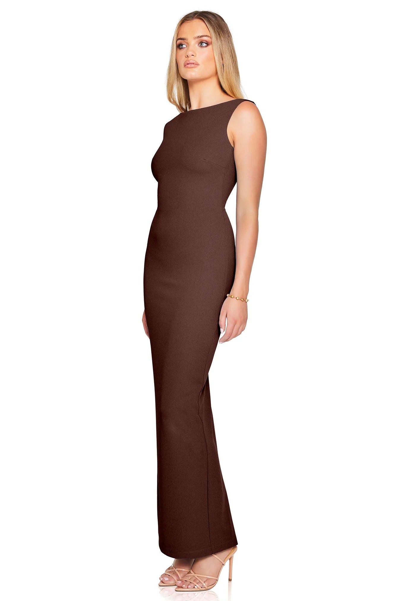 Nookie Bliss Maxi Dress - Mocha - SHOPJAUS - JAUS