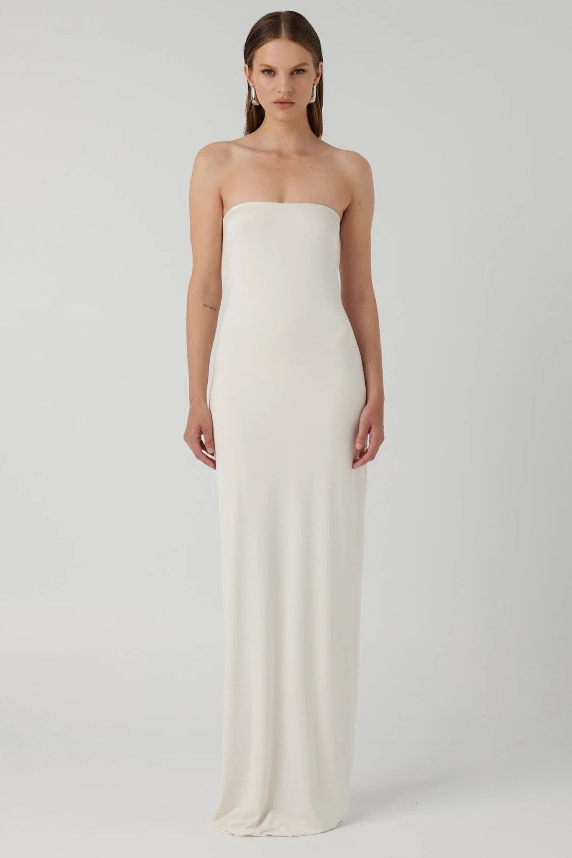 Danita Maxi Dress - Ivory - SHOPJAUS - JAUS