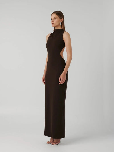 Ambre Gown - Coffee - SHOPJAUS - JAUS