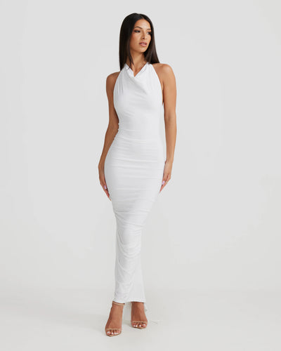 Olivia Dress - White - SHOPJAUS - JAUS