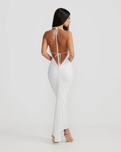 Olivia Dress - White - SHOPJAUS - JAUS