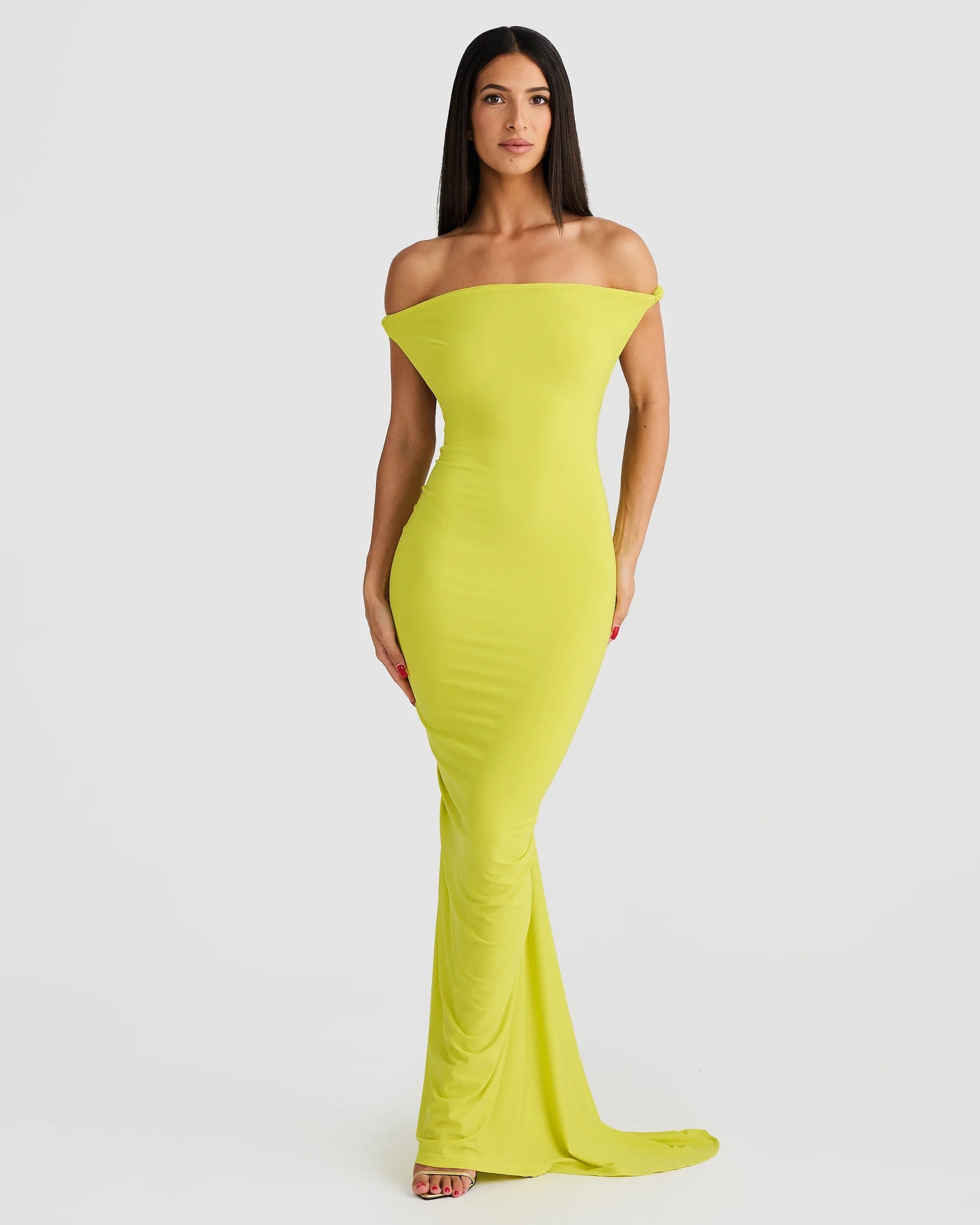 Maia Multi-Way Gown - Chartreuse - SHOPJAUS - JAUS