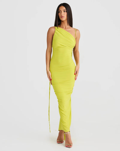 Olivia Dress - Chartreuse - SHOPJAUS - JAUS