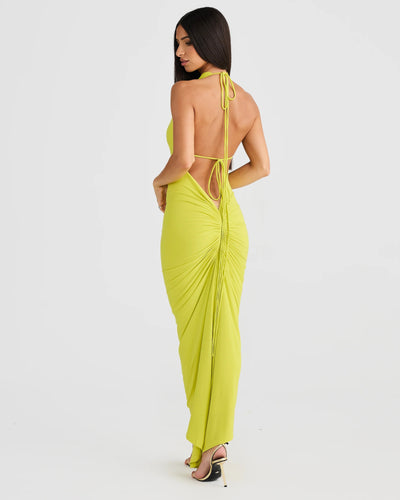 Olivia Dress - Chartreuse - SHOPJAUS - JAUS