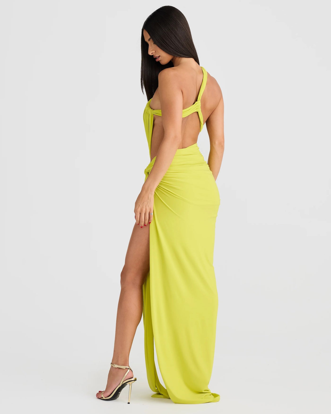 Aphrodite Gown - Chartreuse - SHOPJAUS - JAUS