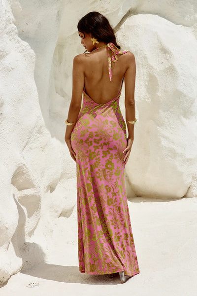 Pamala Maxi Dress - Pink - SHOPJAUS - JAUS