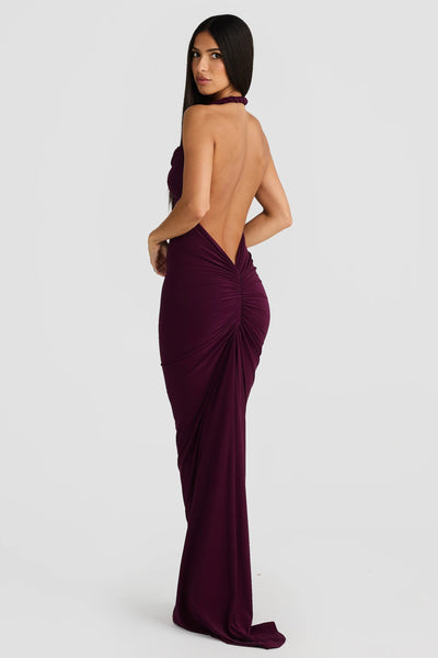 Maia Multi-Way Gown - Mulberry - SHOPJAUS - JAUS