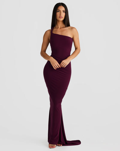 Maia Multi-Way Gown - Mulberry - SHOPJAUS - JAUS