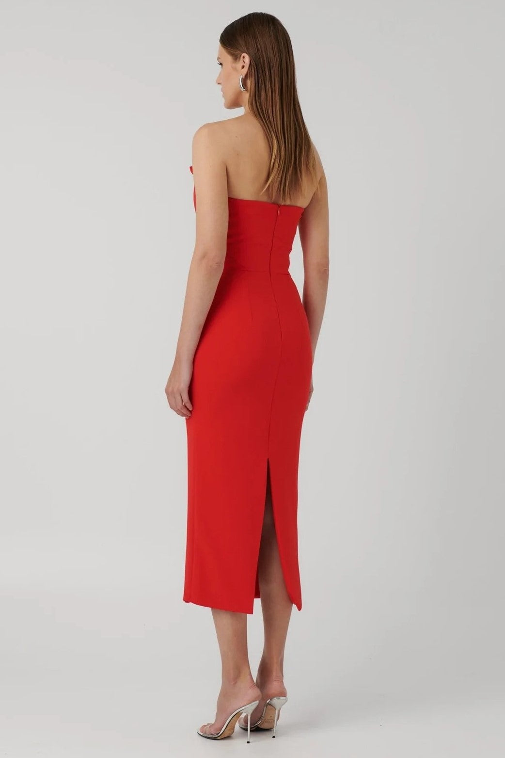 Danna Dress - Cherry Red - SHOPJAUS - JAUS