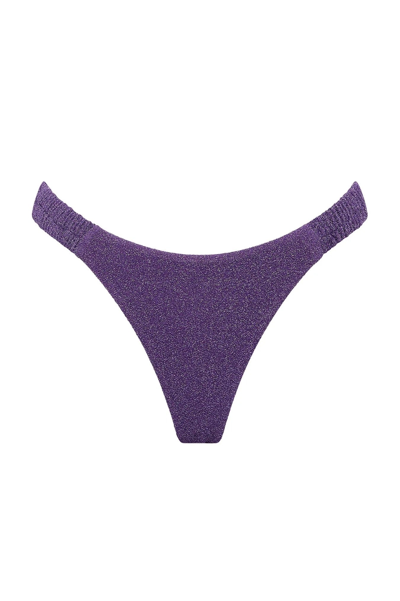 Nookie Dynasty Scrunchie Thong - Purple - SHOPJAUS - JAUS