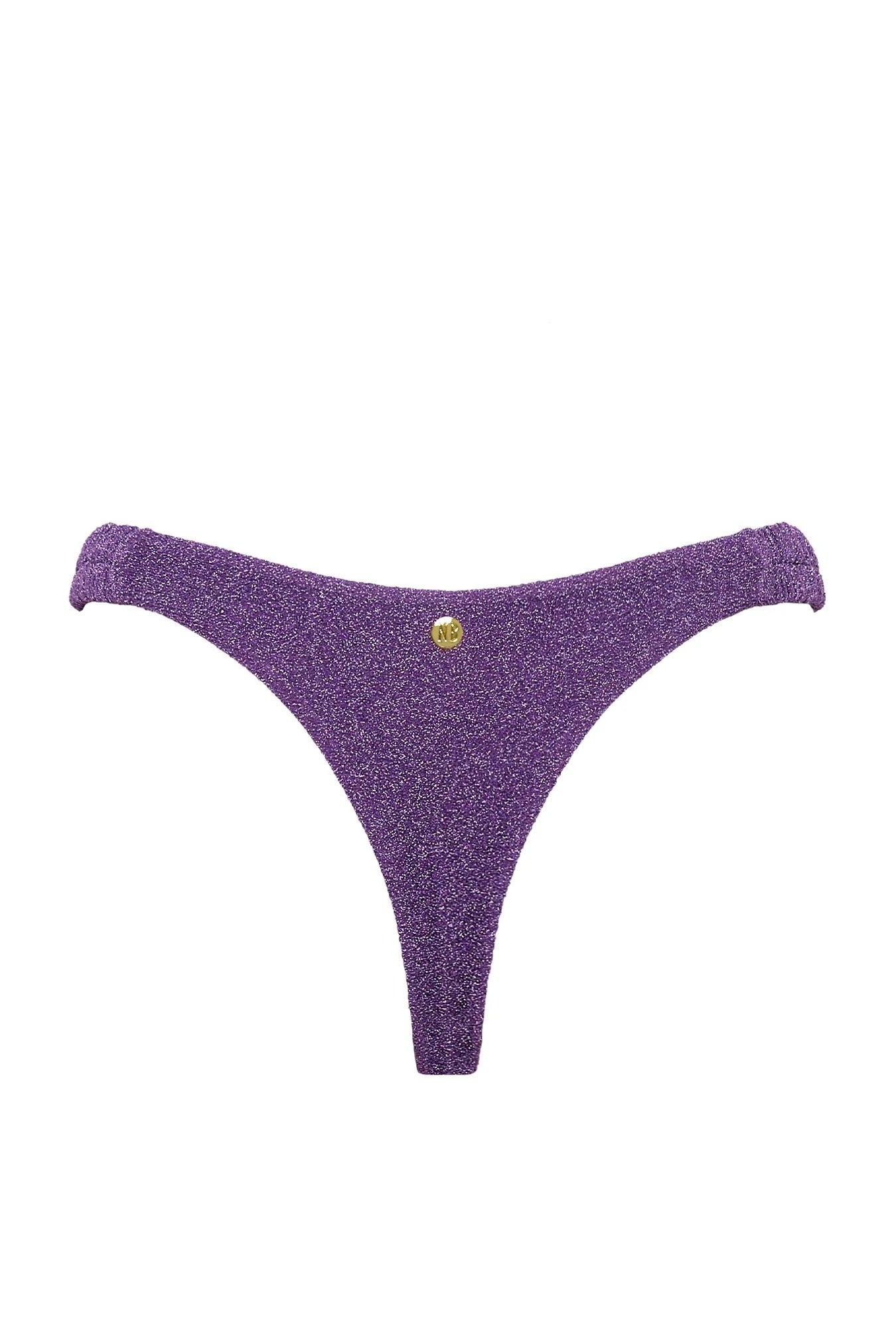 Nookie Dynasty Scrunchie Thong - Purple - SHOPJAUS - JAUS