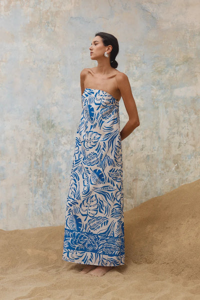 Santina Maxi Dress - Print - SHOPJAUS - JAUS