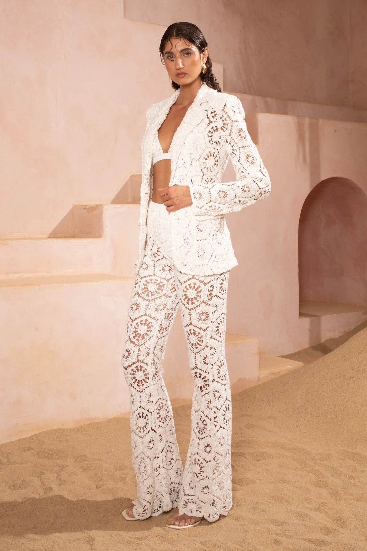 Sardinia Pants - White - SHOPJAUS - JAUS