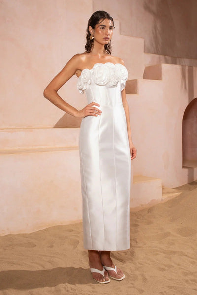 Cyprus Dress - White - SHOPJAUS - JAUS