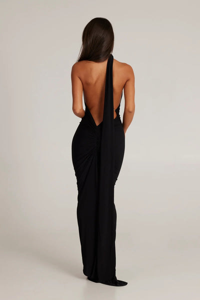 Constantina Gown - Black - SHOPJAUS - JAUS