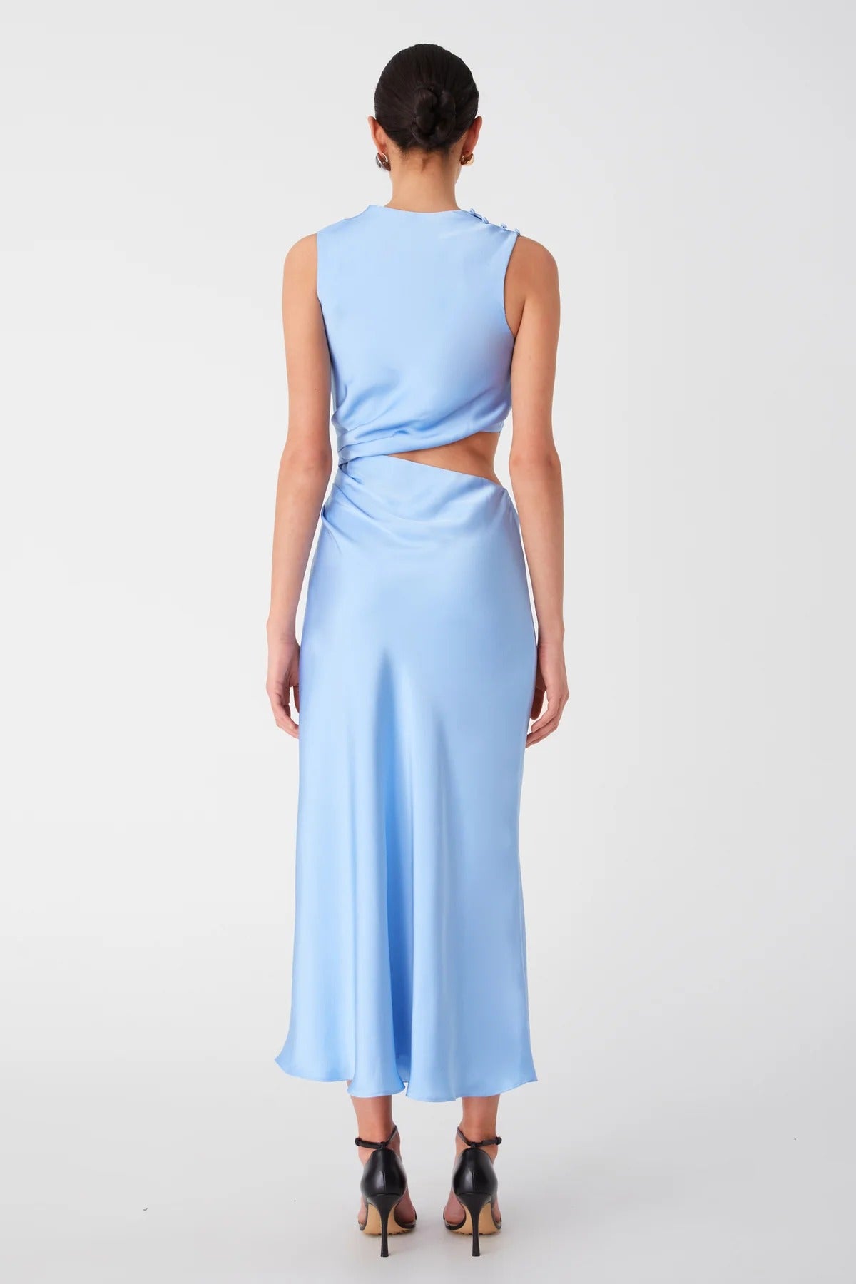 Misha Amadeus Midi Dress - Hydrangea Blue - SHOPJAUS - JAUS