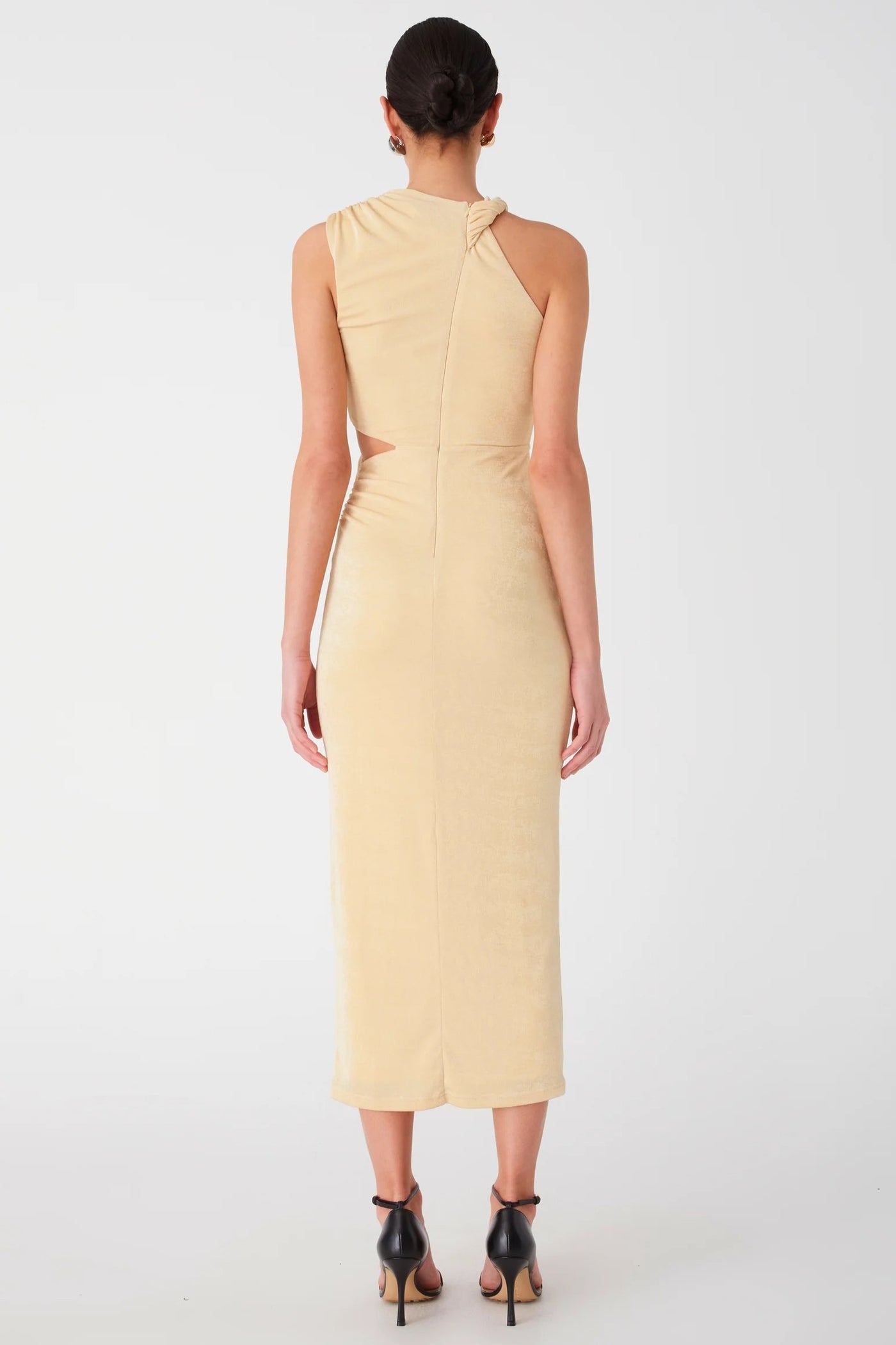 Misha Graciela Midi Dress - Lemon Drop - SHOPJAUS - JAUS