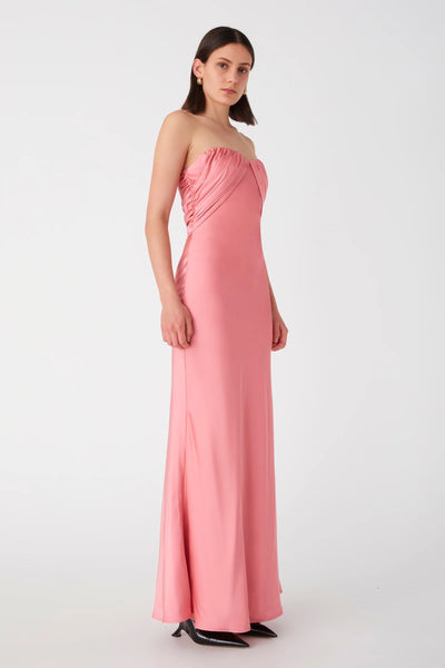 Misha Livia Maxi Gown - Shell Pink - SHOPJAUS - JAUS