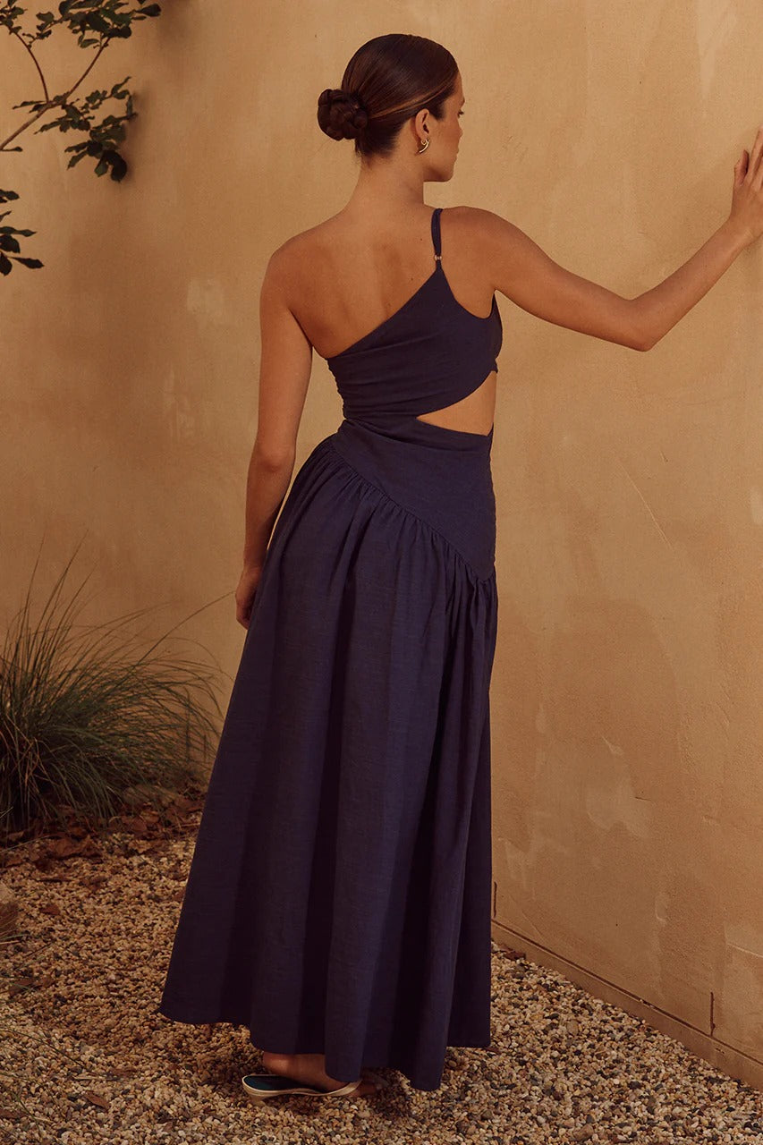 Incanta Maxi Dress - Navy - SHOPJAUS - JAUS