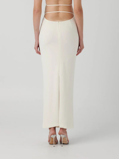 Jada Maxi Skirt - Ivory - SHOPJAUS - JAUS