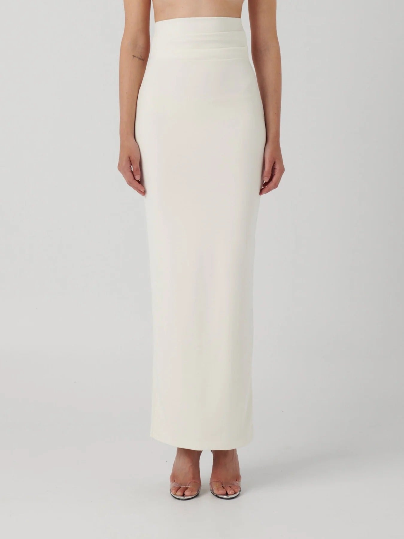 Jada Maxi Skirt - Ivory - SHOPJAUS - JAUS