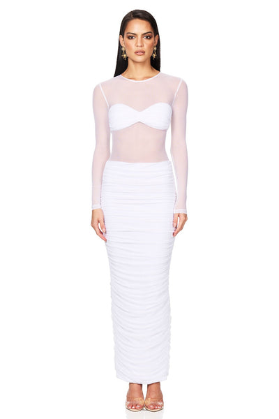 Nookie Eclipse Gown - White - SHOPJAUS - JAUS