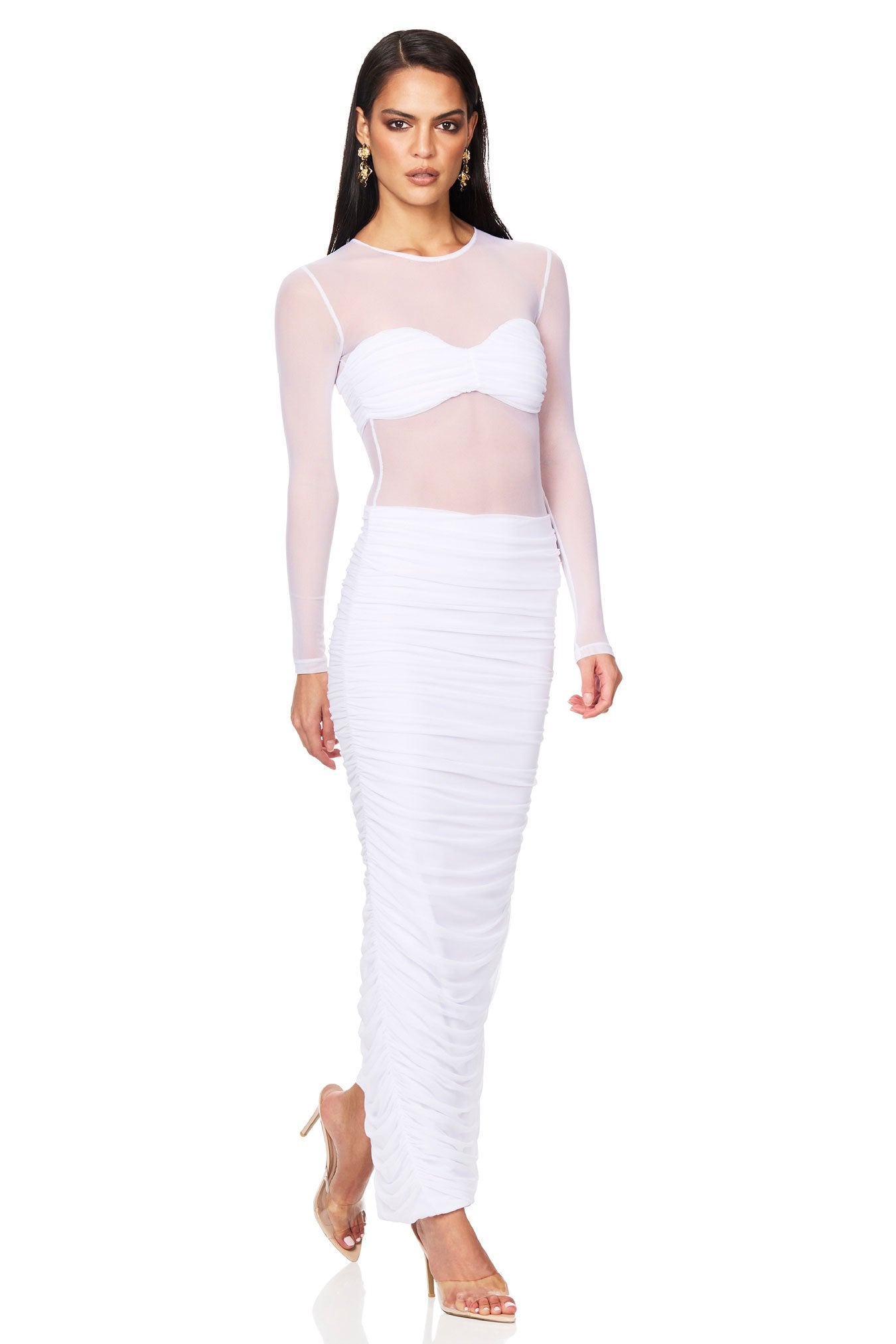 Nookie Eclipse Gown - White - SHOPJAUS - JAUS