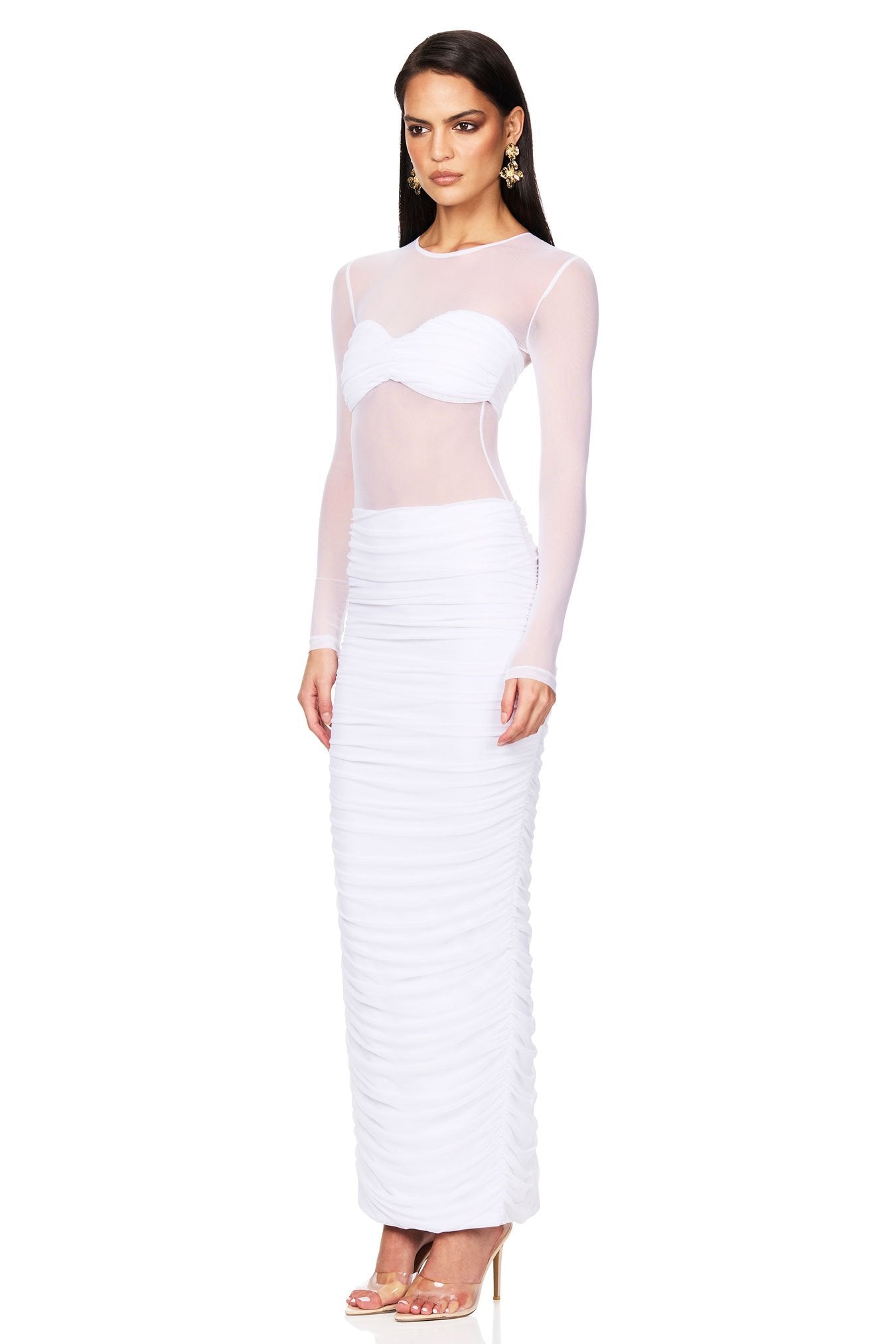 Nookie Eclipse Gown - White - SHOPJAUS - JAUS