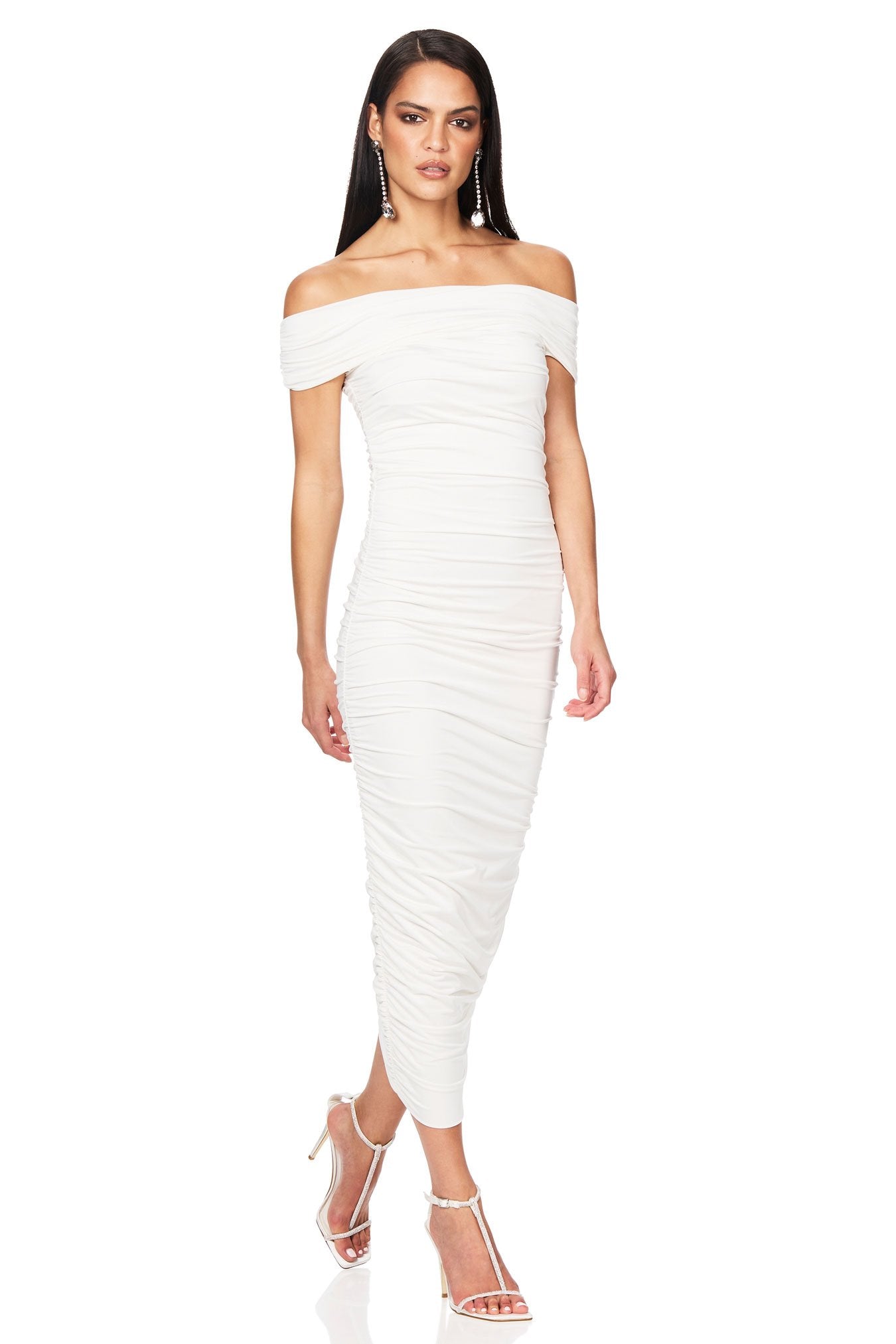 Nookie Element Midi Dress - Ivory