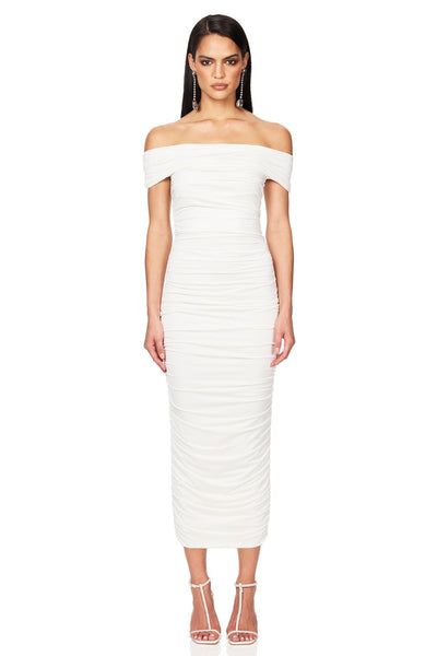 Nookie Element Midi Dress - Ivory