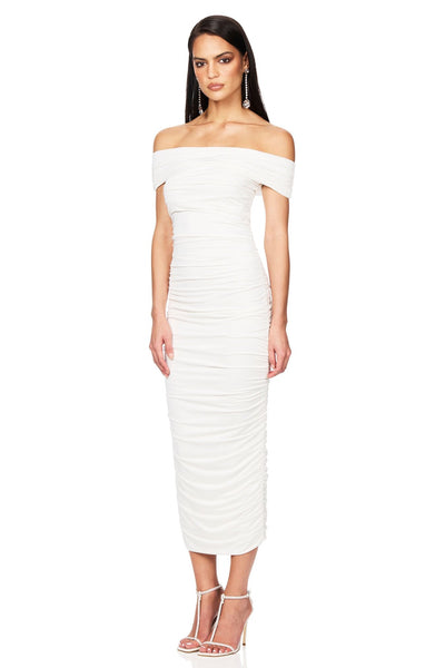 Nookie Element Midi Dress - Ivory