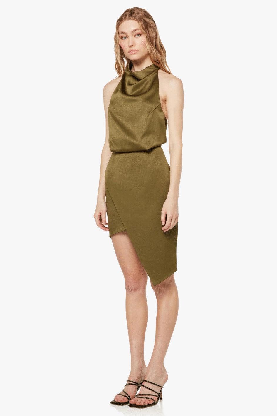 Elliatt Camo Dress - Khaki - JAUS