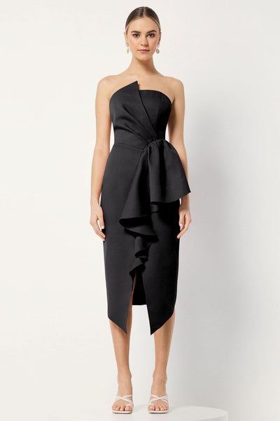 Elliatt Reception Dress - Black - JAUS