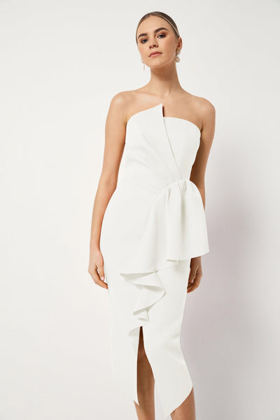 Elliatt Reception Dress - White - JAUS