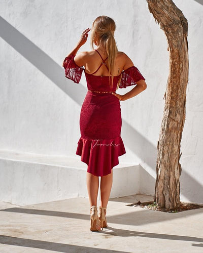 Emily Dress - Red - SHOPJAUS - JAUS