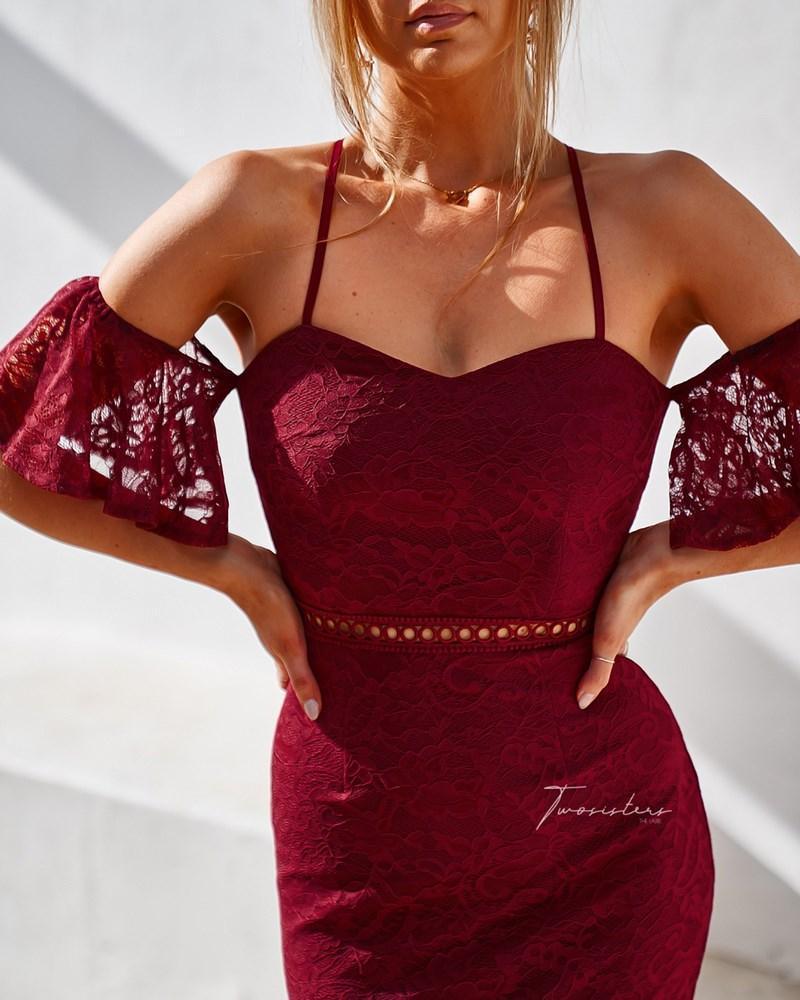 Emily Dress - Red - SHOPJAUS - JAUS