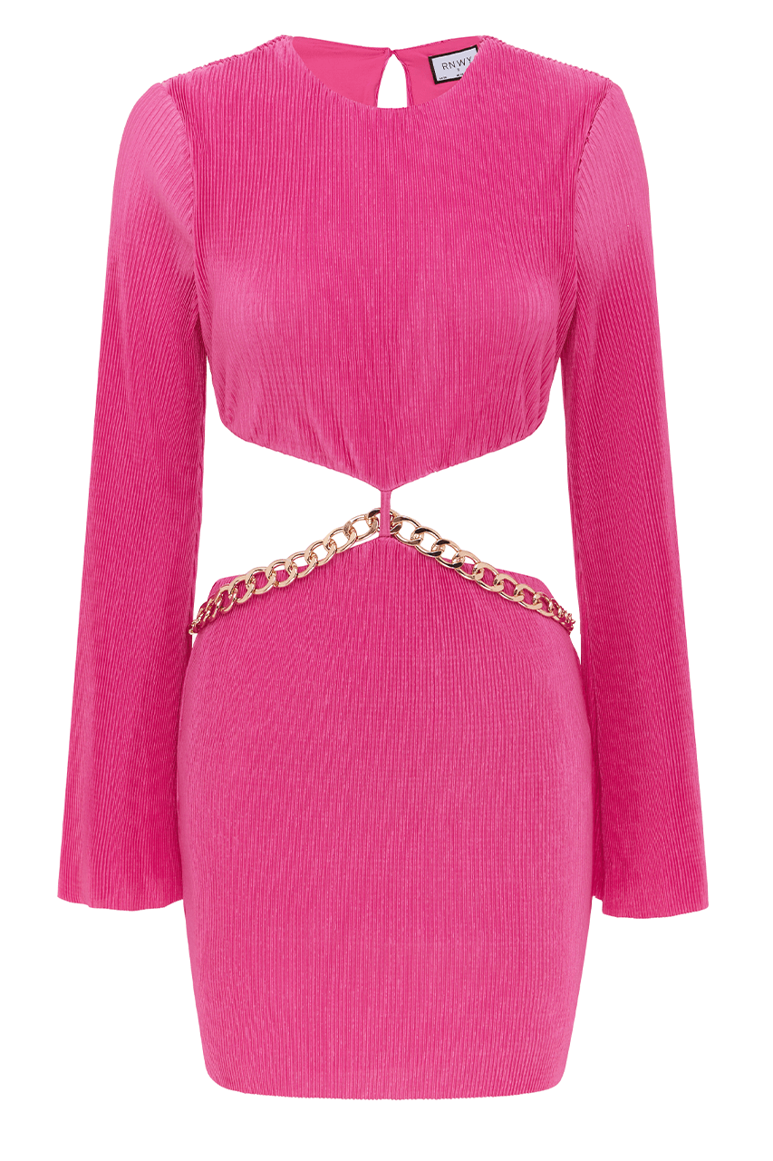 Emmie Mini Dress - Fuchsia - JAUS