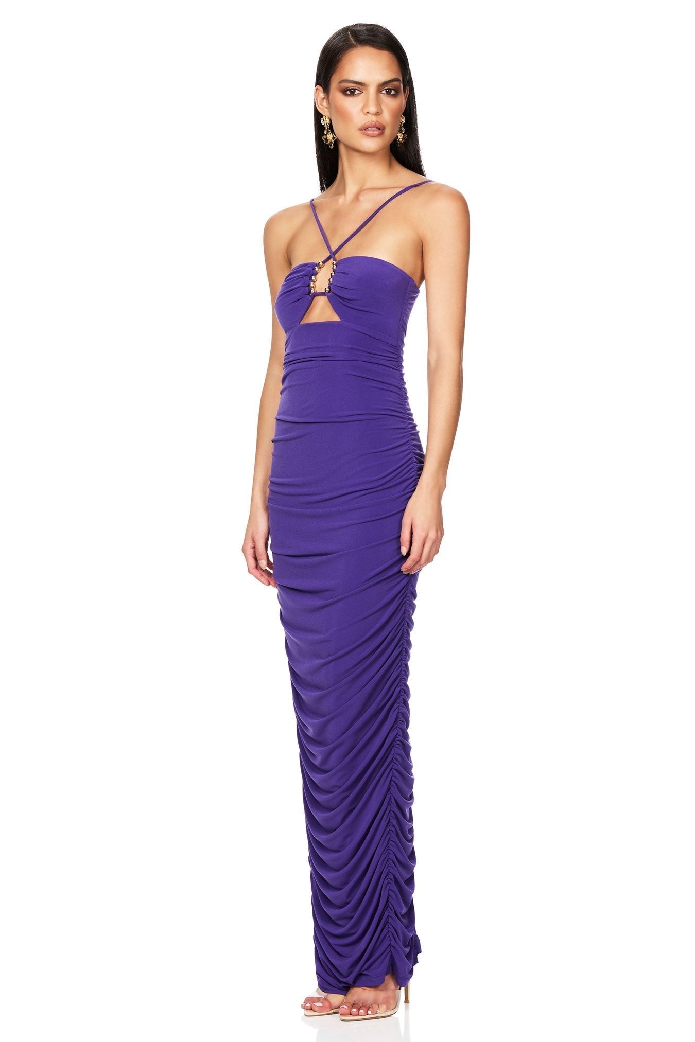 Nookie Empire Maxi Dress - Purple - SHOPJAUS - JAUS