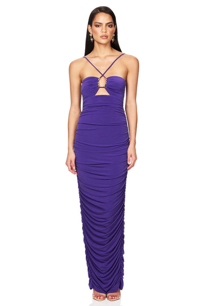 Nookie Empire Maxi Dress - Purple - SHOPJAUS - JAUS