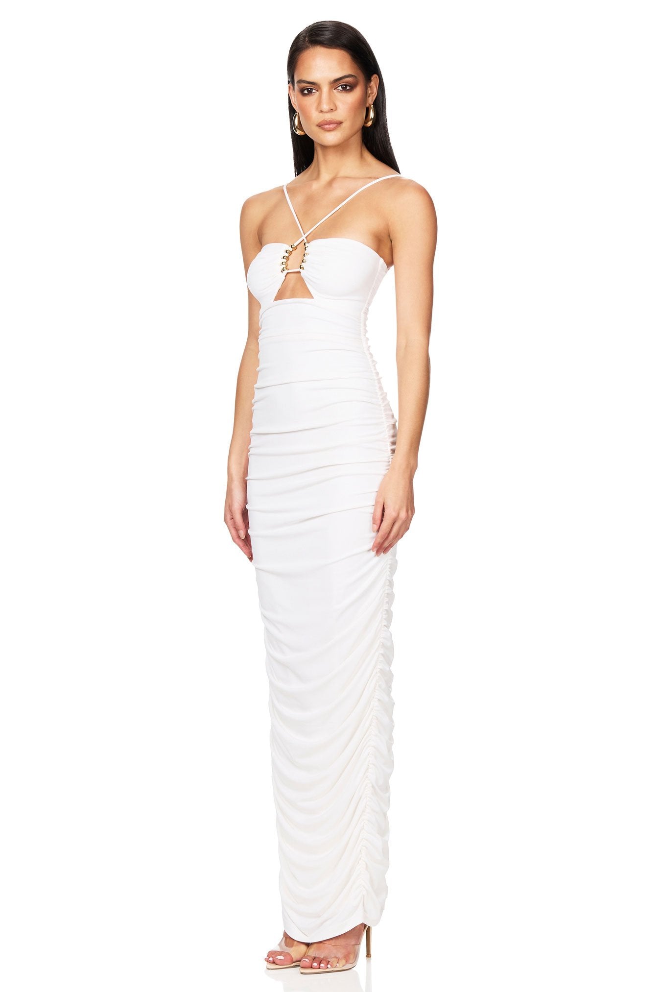 Nookie Empire Maxi Dress - White - SHOPJAUS - JAUS