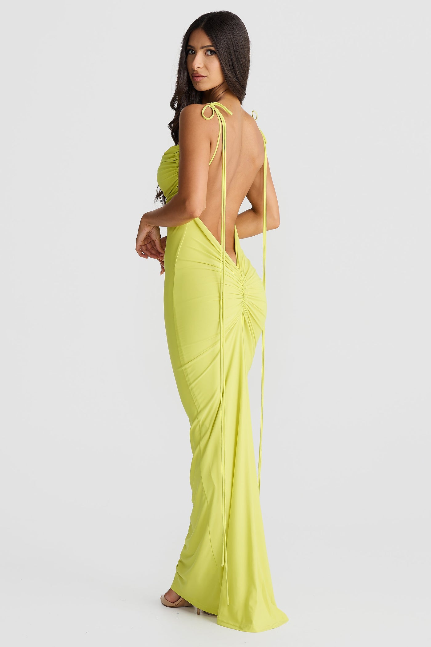 Jiani Gown - Chartreuse - SHOPJAUS - JAUS