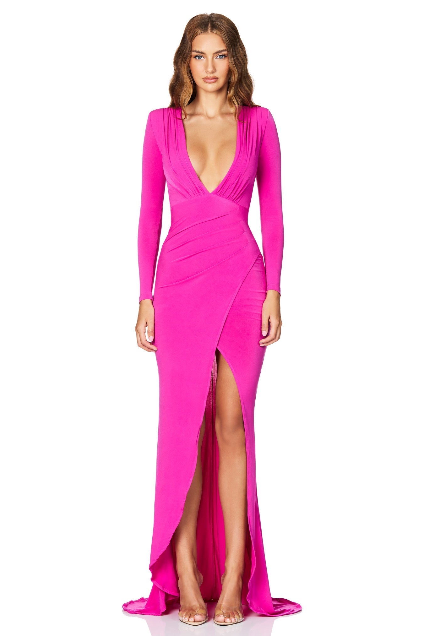 Nookie Farrah Gown - Fuchsia - SHOPJAUS - JAUS