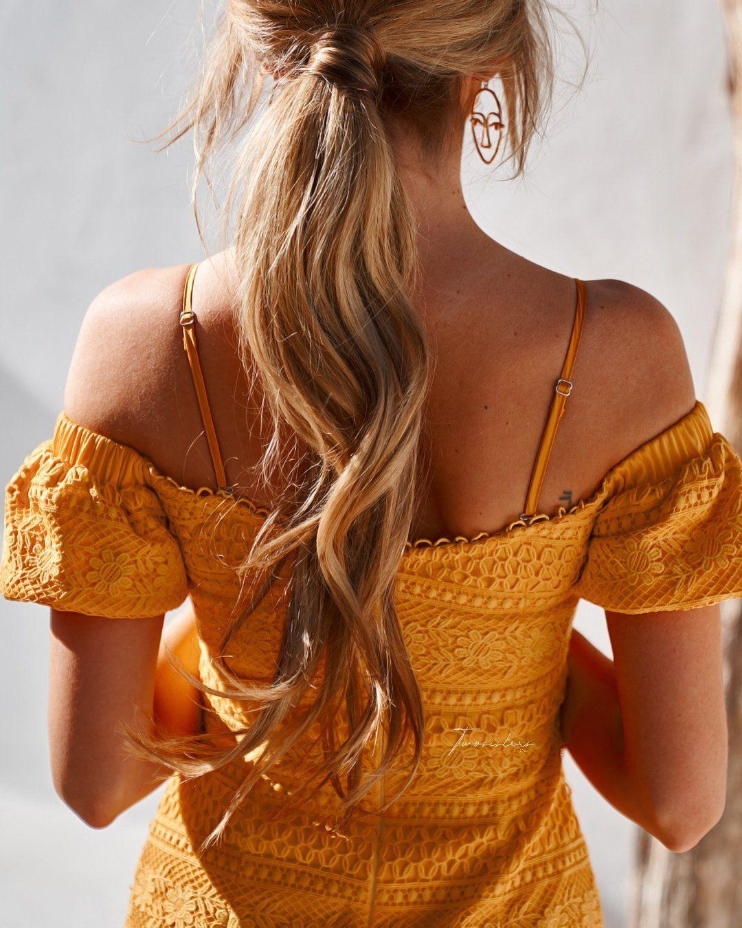 Gabriella Dress - Yellow - SHOPJAUS - JAUS