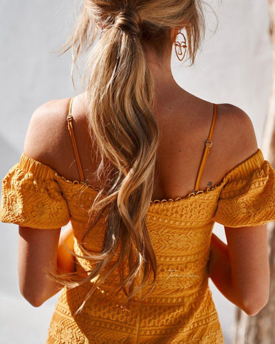 Gabriella Dress - Yellow - SHOPJAUS - JAUS