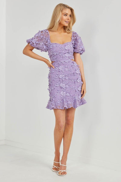 Gianna Dress - Purple - JAUS