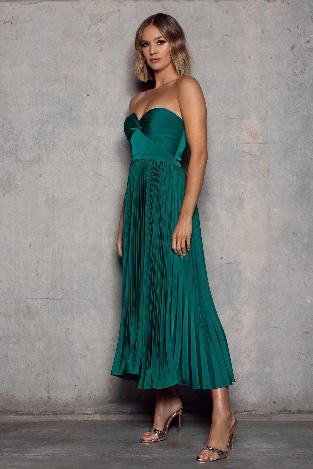 Hailey Dress - Palm Green - JAUS