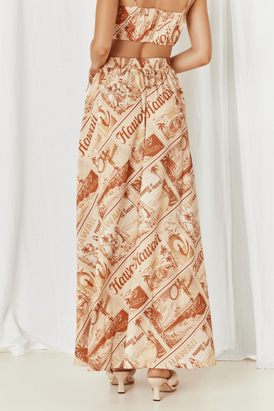 Hawaii Maxi Skirt - Sand - JAUS