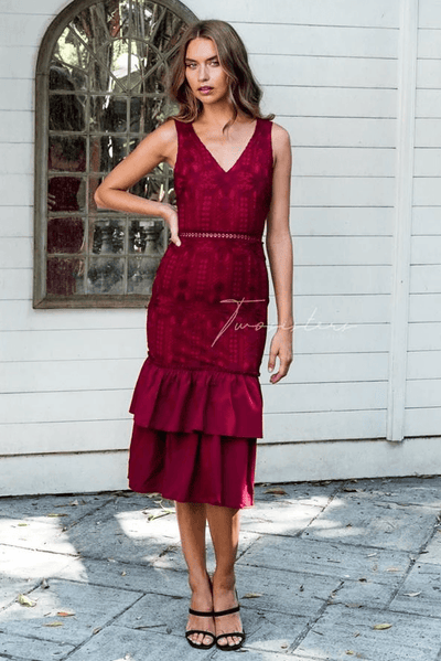 Izzy Dress - Red - SHOPJAUS - JAUS